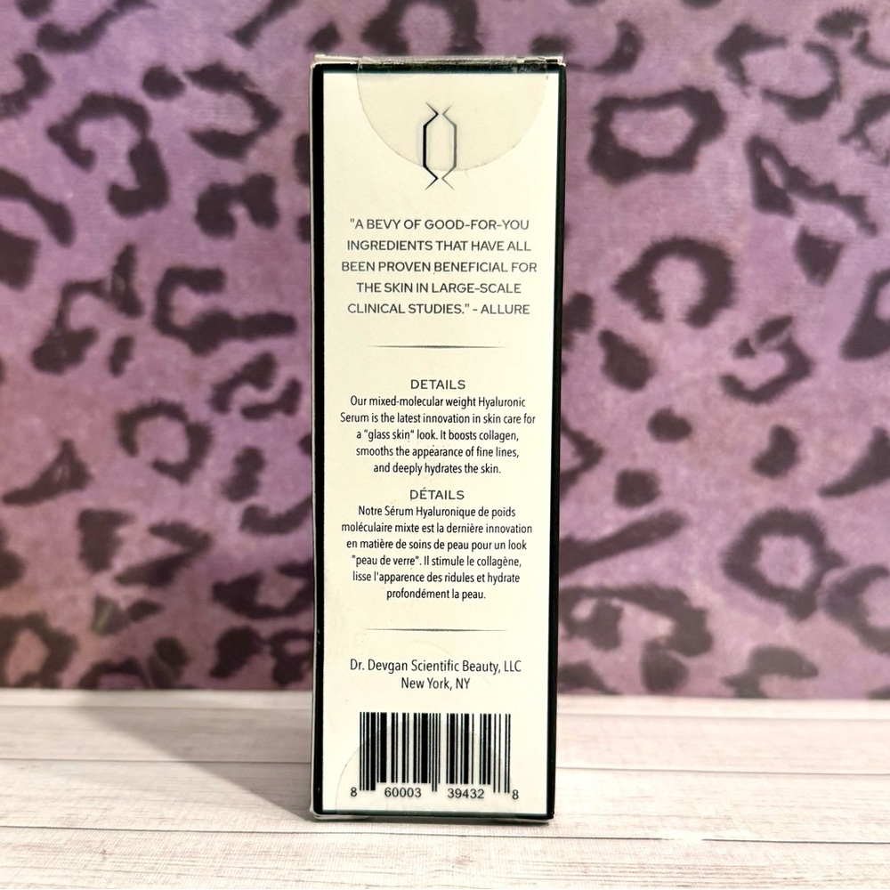 DR LARA DEVGAN “HYALURONIC SERUM” WRINKLE GLOW DEWY GLAZED DONUT PERFECT FINE - Picture 4 of 4